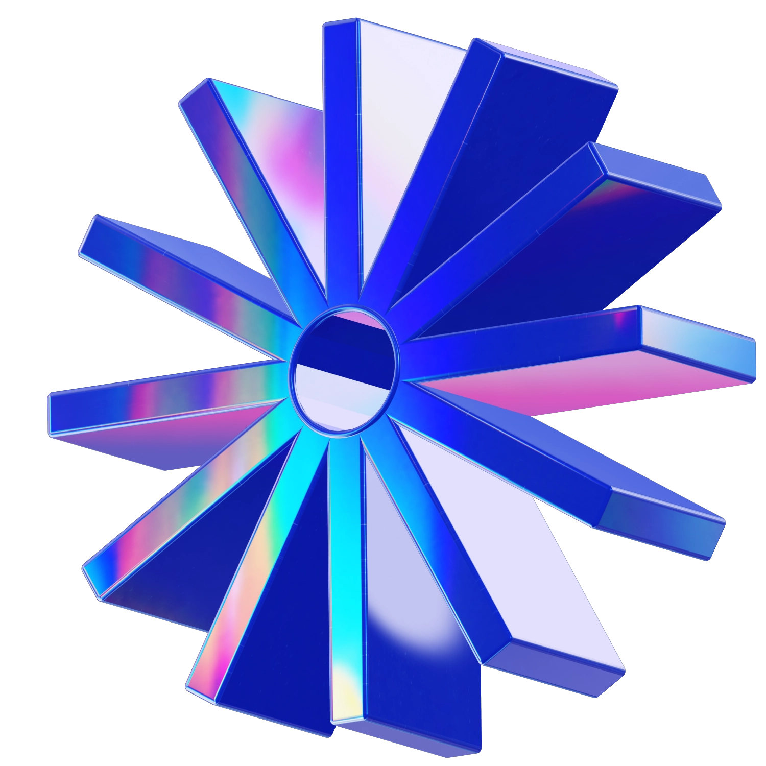 AI processing visualization
